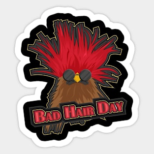 Bad Hair Day Sticker